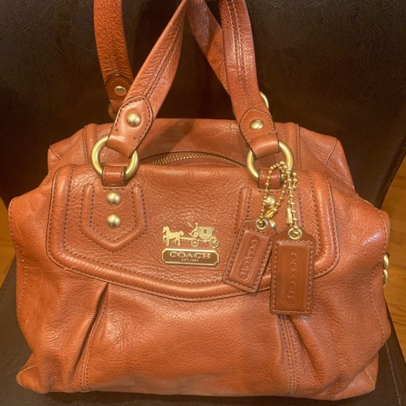 Coach Handbags - Coach satchel brown leather